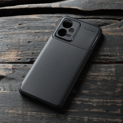 Xiaomi Redmi Note 12 5G - Poco X5 5G - AUTOFOCUS Carbon Fiber Soft Case