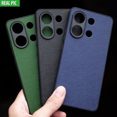 Xiaomi Redmi Note 13 4G - AIORIA Canvas Texture Hybrid Case