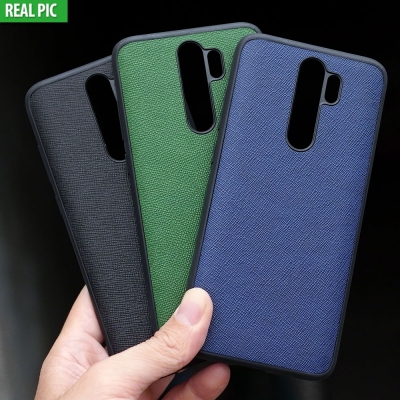 Xiaomi Redmi Note 8 Pro - AIORIA Canvas Texture Hybrid Case