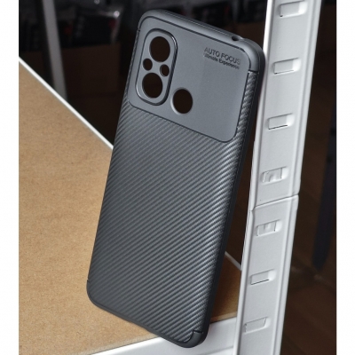 Xiaomi Redmi 12C - AUTOFOCUS Carbon Fiber Soft Case