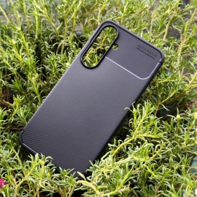 Samsung Galaxy S24 FE - AUTOFOCUS Carbon Fiber Soft Case