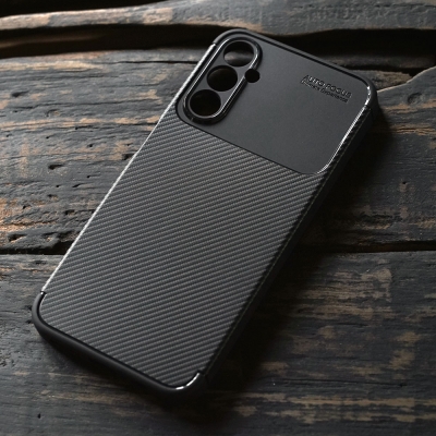 Samsung Galaxy A14 5G - AUTOFOCUS Carbon Fiber Soft Case