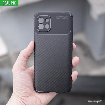 Samsung Galaxy A03 - AUTOFOCUS Carbon Fiber Soft Case