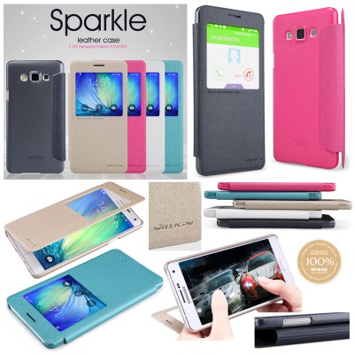 ^ Samsung Galaxy A7 - Nillkin Sparkle Leather Case