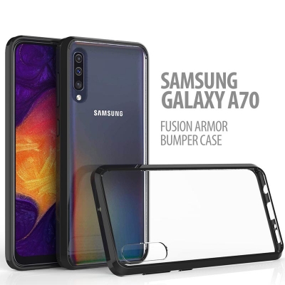 ^ Samsung Galaxy A70 - Fusion Armor Bumper Case