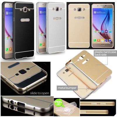 ^NR Samsung Galaxy A8 - Metal Slide Hard Case
