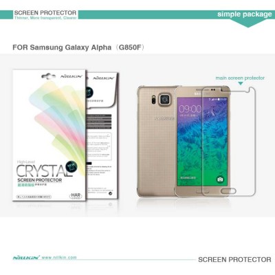 ^ Samsung Galaxy Alpha G850 - Nillkin Clear Screen Guard