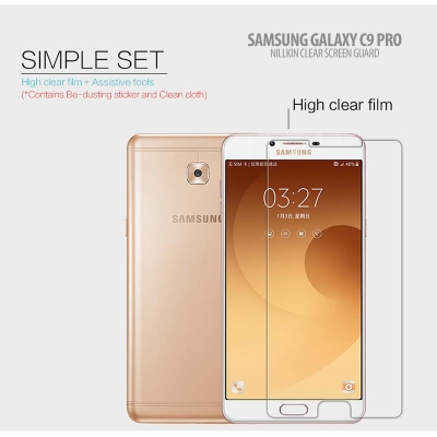 ^ Samsung Galaxy C9 Pro - Nillkin Clear Screen Guard }