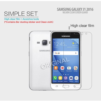 ^ Samsung Galaxy J1 2016 J120 - Nillkin Clear Screen Guard