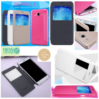 ^ Samsung Galaxy J7 - Nillkin Sparkle Leather Case