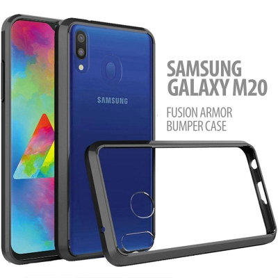 ^ Samsung Galaxy M20 - Fusion Armor Bumper Case