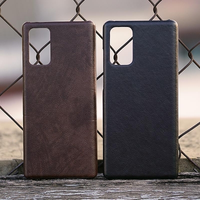 Samsung Galaxy Note 20 - Leather Covered Hard Case
