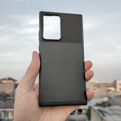 Samsung Galaxy Note 20 Ultra - AUTOFOCUS Carbon Fiber Soft Case