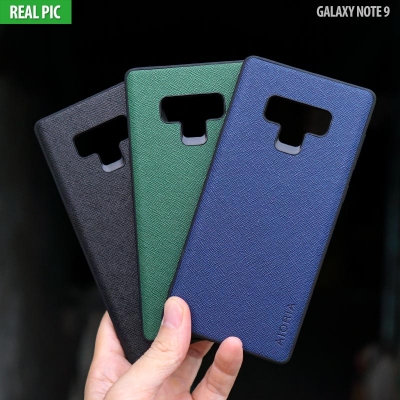 Samsung Galaxy Note 9 - AIORIA Canvas Texture Hybrid Case