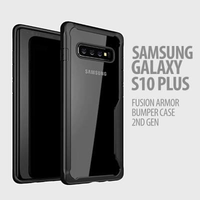 ^ Samsung Galaxy S10 Plus - Fusion Armor Bumper Case 2nd Gen