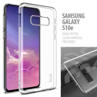 ^ Samsung Galaxy S10e - IMAK Crystal Clear Hard Case Pro Series