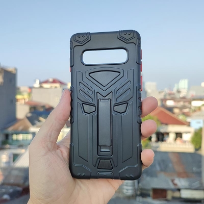 Samsung Galaxy S10e - Robot Defender Armor Hybrid Case
