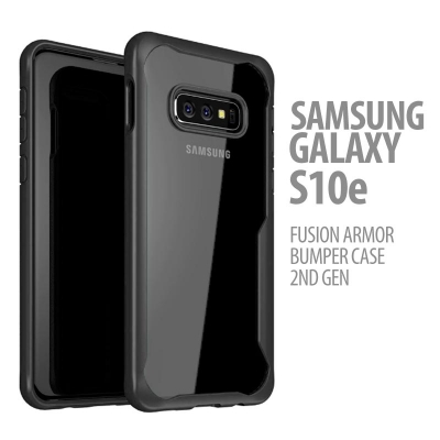 ^ Samsung Galaxy S10e - Fusion Armor Bumper Case 2nd Gen