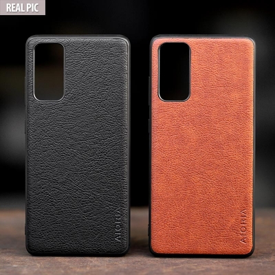 Samsung Galaxy S20 FE - AIORIA Leather Texture Hybrid Case