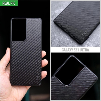 Samsung Galaxy S21 Ultra - AIORIA Carbon Fiber Hybrid Case