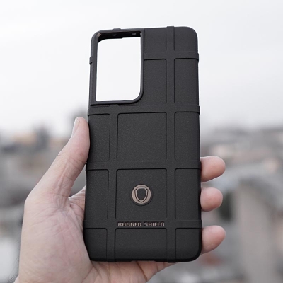 Samsung Galaxy S21 Ultra - Rugged Shield Armor TPU Soft Case