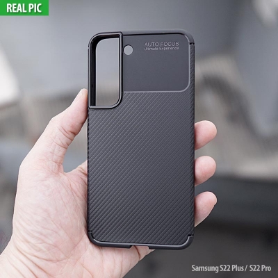 Samsung Galaxy S22 Plus - AUTOFOCUS Carbon Fiber Soft Case