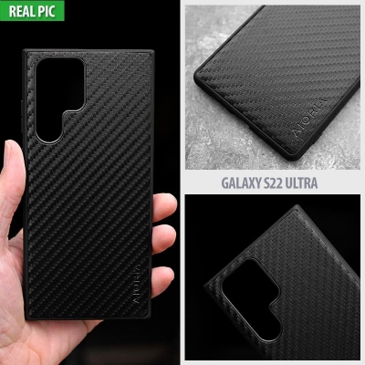 Samsung Galaxy S22 Ultra - AIORIA Carbon Fiber Hybrid Case