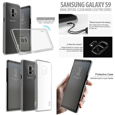 ^ Samsung Galaxy S9 - Imak Crystal Clear Hard Case Pro Series }