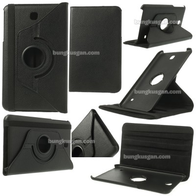 Samsung Galaxy Tab 4 8.0 T330 - 360 Degree Rotary Leather Case }