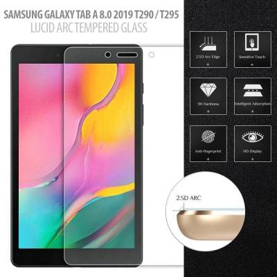 ^ Samsung Galaxy Tab A 8.0 2019 T290 T295 - Lucid Arc Tempered Glass