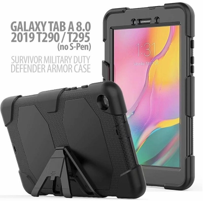 Samsung Galaxy Tab A 8.0 2019 T290 T295 - Survivor Military Duty Defender Armor Case