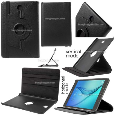 Samsung Galaxy Tab A 8.0 T350 - 360 Degree Rotary Leather Case }