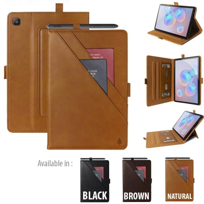 Samsung Galaxy Tab A7 Lite 8.7 2021 T220 T225 - Passport Organizer Diary Leather Book case