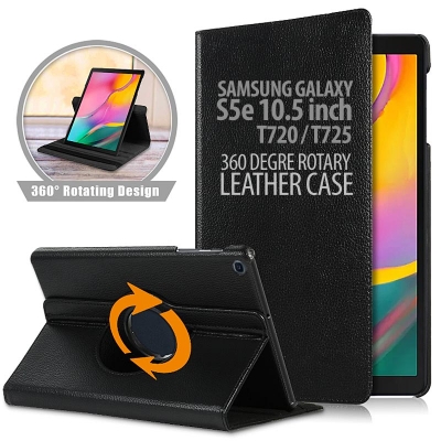 Samsung Galaxy Tab S5e 10.5 inch T720 T725N - 360 Degree Rotary Leather Case