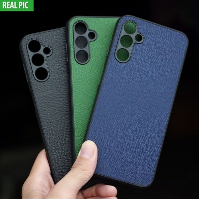 Samsung Galaxy M14 - AIORIA Canvas Texture Hybrid Case