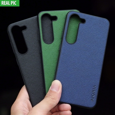 Samsung Galaxy S23 - AIORIA Canvas Texture Hybrid Case