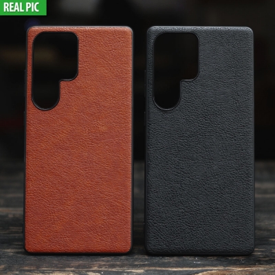 Samsung Galaxy S25 Ultra - AIORIA Leather Texture Hybrid Case