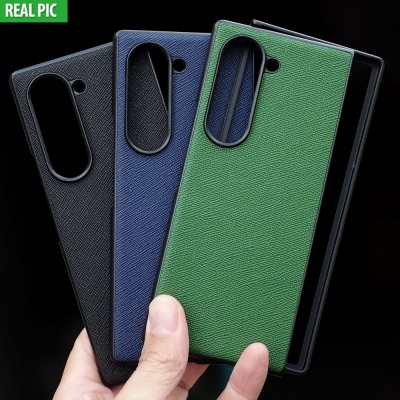 Samsung Galaxy Z Fold 6 - AIORIA Canvas Texture Hybrid Case