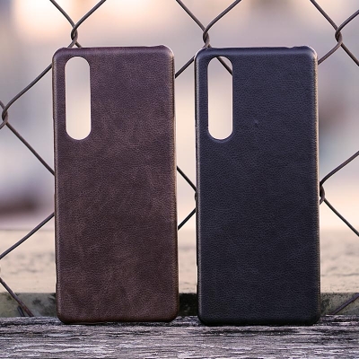 Sony Xperia 1 II - Leather Covered Hard Case
