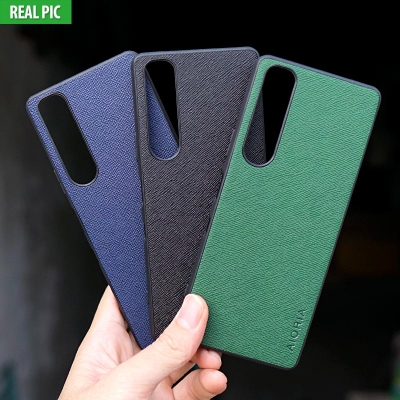 Sony Xperia 1 iii - AIORIA Canvas Texture Hybrid Case