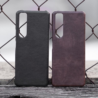 Sony Xperia 1 iii - Leather Covered Hard Case