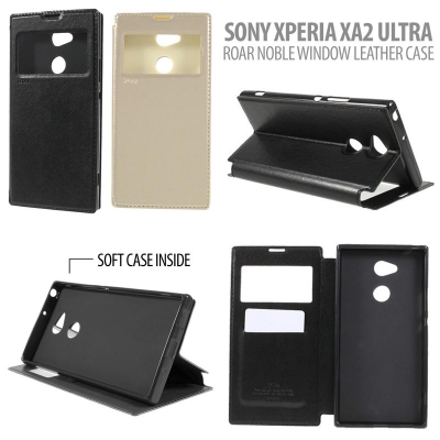 ^ Sony Xperia XA2 Ultra - Roar Noble Window Leather Case }