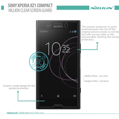 ^ Sony Xperia XZ1 Compact - Nillkin Clear Screen Guard }