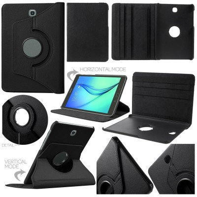 ^ Samsung Galaxy Tab S2 9.7 T815 - 360 Degree Rotary Leather Case }