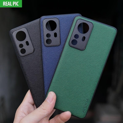 Xiaomi 12 Pro - AIORIA Canvas Texture Hybrid Case