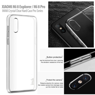 ^ Xiaomi Mi 8 Explorer - Mi8 Explorer / Mi 8 Pro / Mi8 Pro - IMAK Crystal Clear Hard Case Pro Series