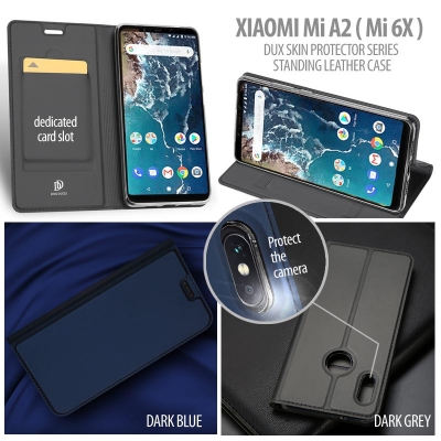 ^ Xiaomi Mi A2 / Mi 6X - DUX Skin Protector Series Standing Leather Case
