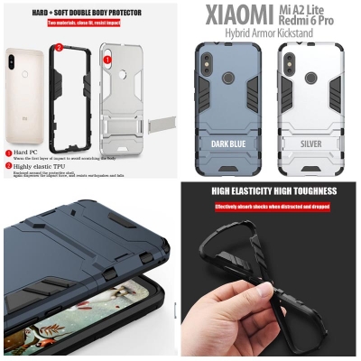 ^ Xiaomi Mi A2 Lite / Redmi 6 Pro - Hybrid Armor Kickstand