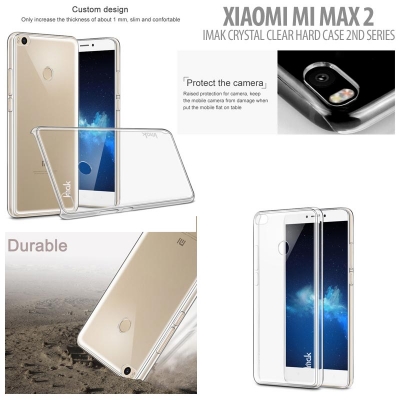 ^ Xiaomi Mi Max 2 - Imak Crystal Clear Hard Case 2nd Series }