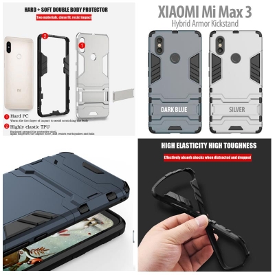 ^ Xiaomi Mi Max 3 - Hybrid Armor Kickstand